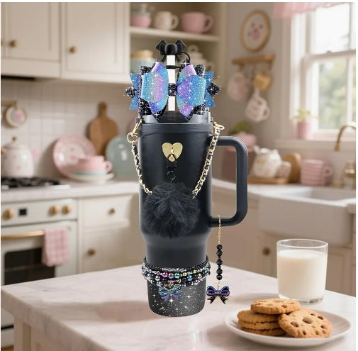 Stylish Tumbler Accessories Set β 12 PCS Kit