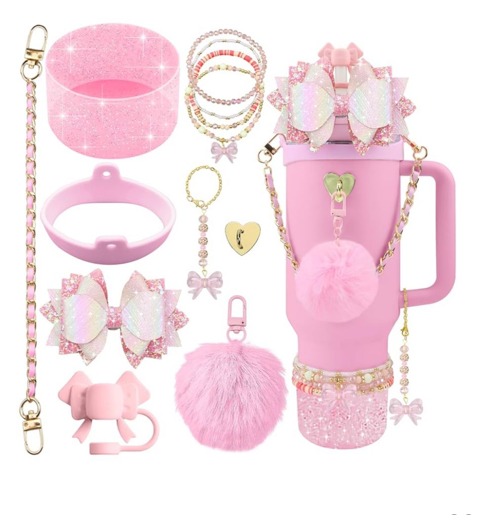 Stylish Tumbler Accessories Set – 12 PCS Kit