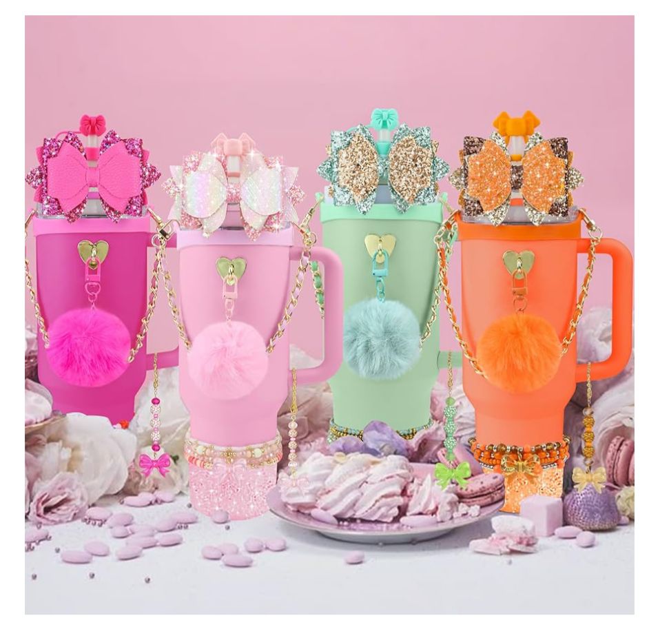 Stylish Tumbler Accessories Set – 12 PCS Kit