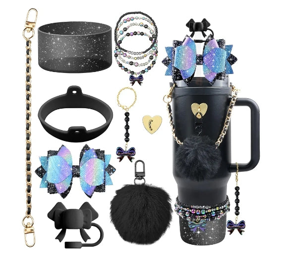 Stylish Tumbler Accessories Set – 12 PCS Kit
