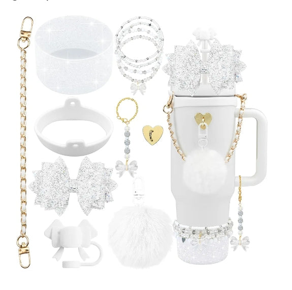 Stylish Tumbler Accessories Set – 12 PCS Kit
