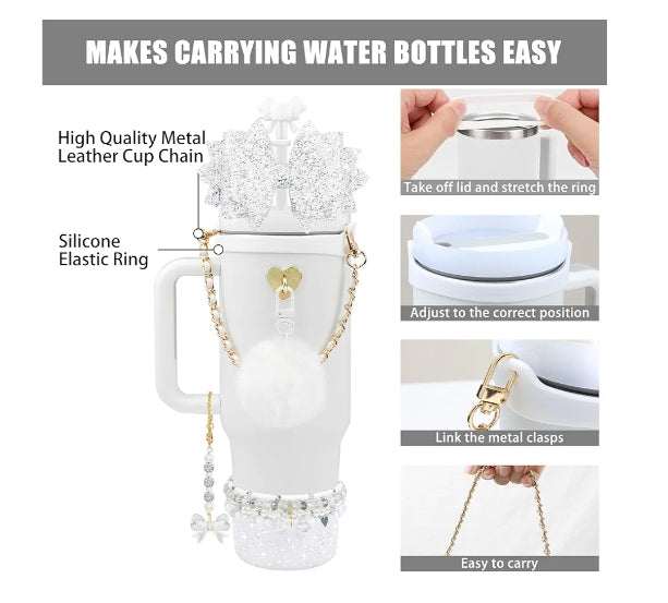 Stylish Tumbler Accessories Set – 12 PCS Kit