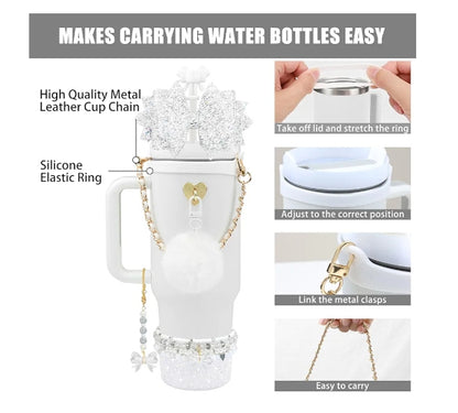 Stylish Tumbler Accessories Set – 12 PCS Kit